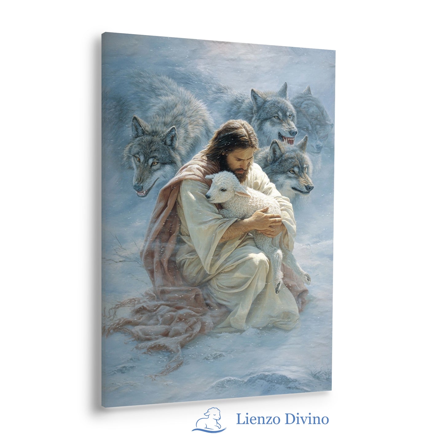 Jesús, Defensor del Rebaño - Cuadro Cristiano