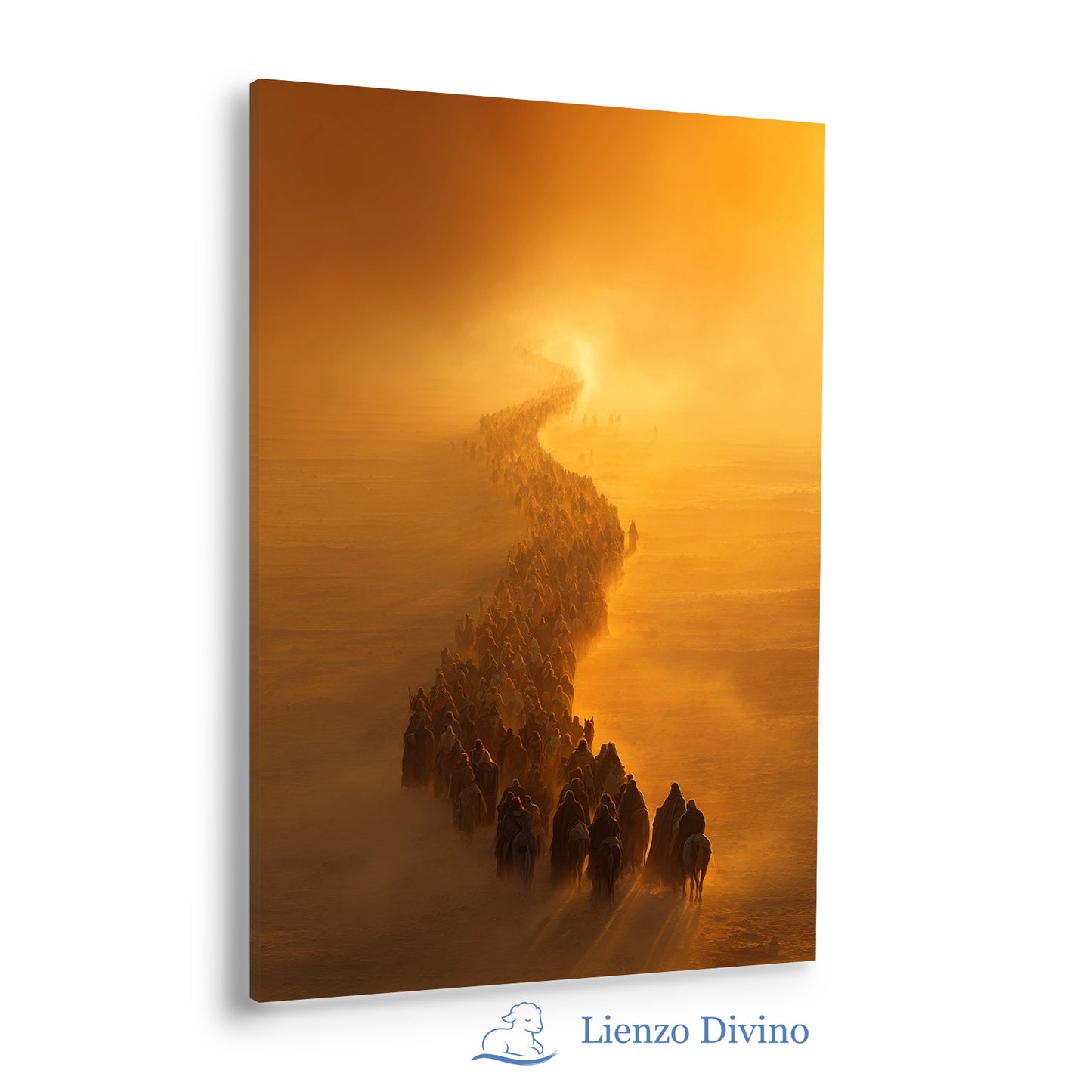 Camino de Liberación del Éxodo - Cuadro Cristiano Decorativo