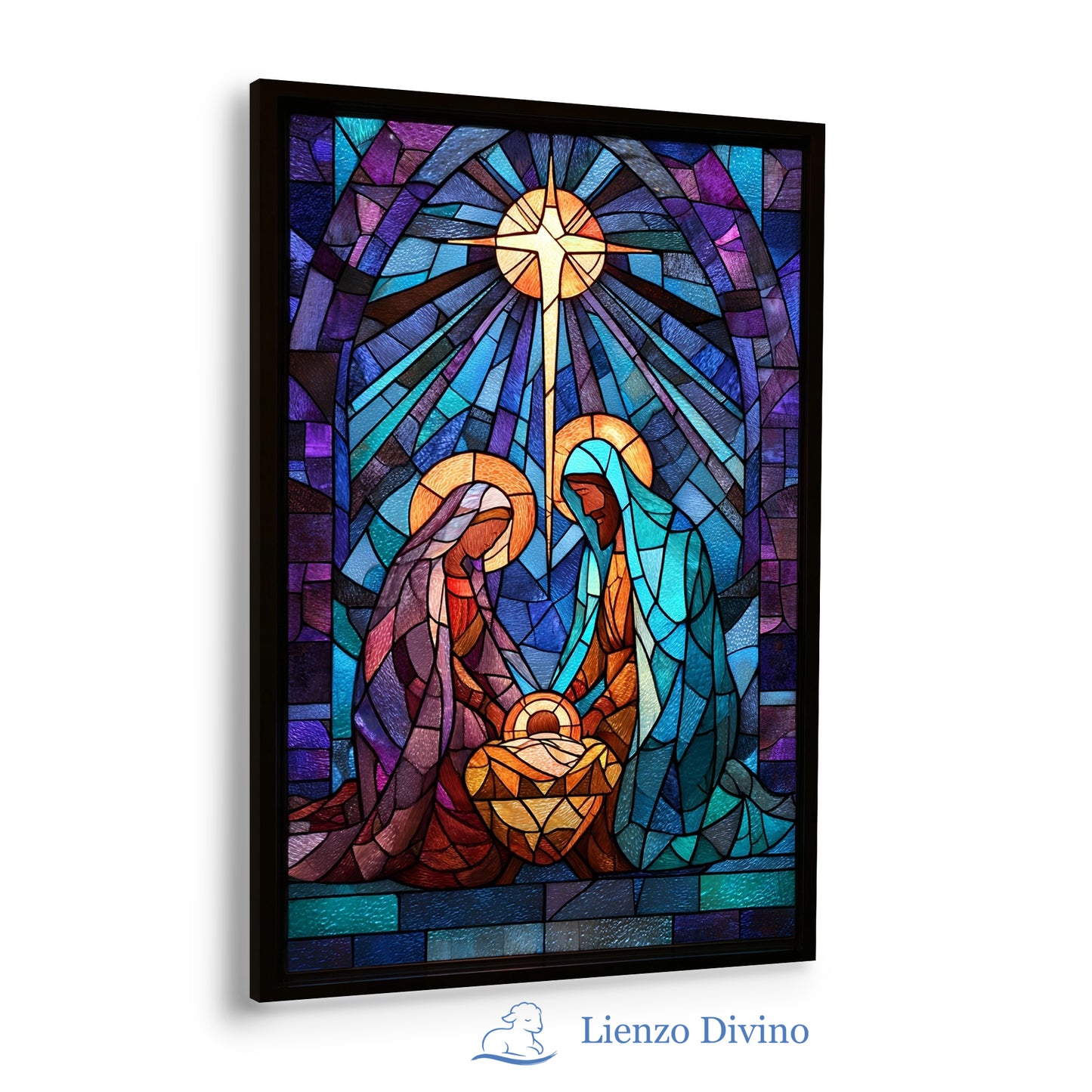 Milagro de Belén - Arte Cristiano de la Natividad en Vitral