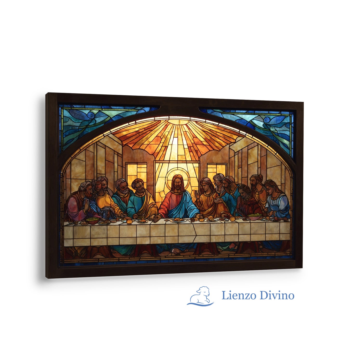 El Banquete de la Luz - Cuadro Cristiano de la Última Cena