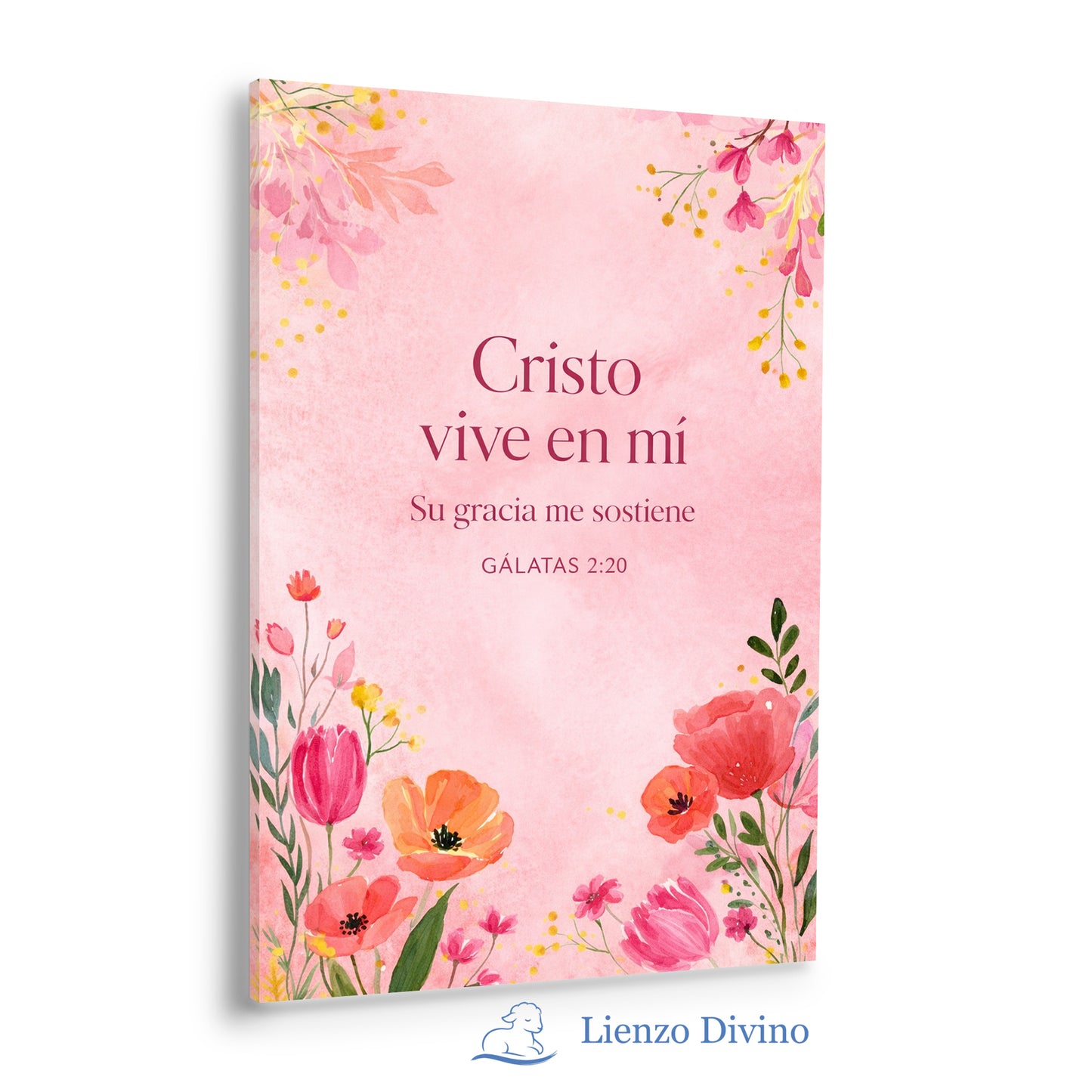 Cristo Vive en Mí - Arte Floral Cristiano