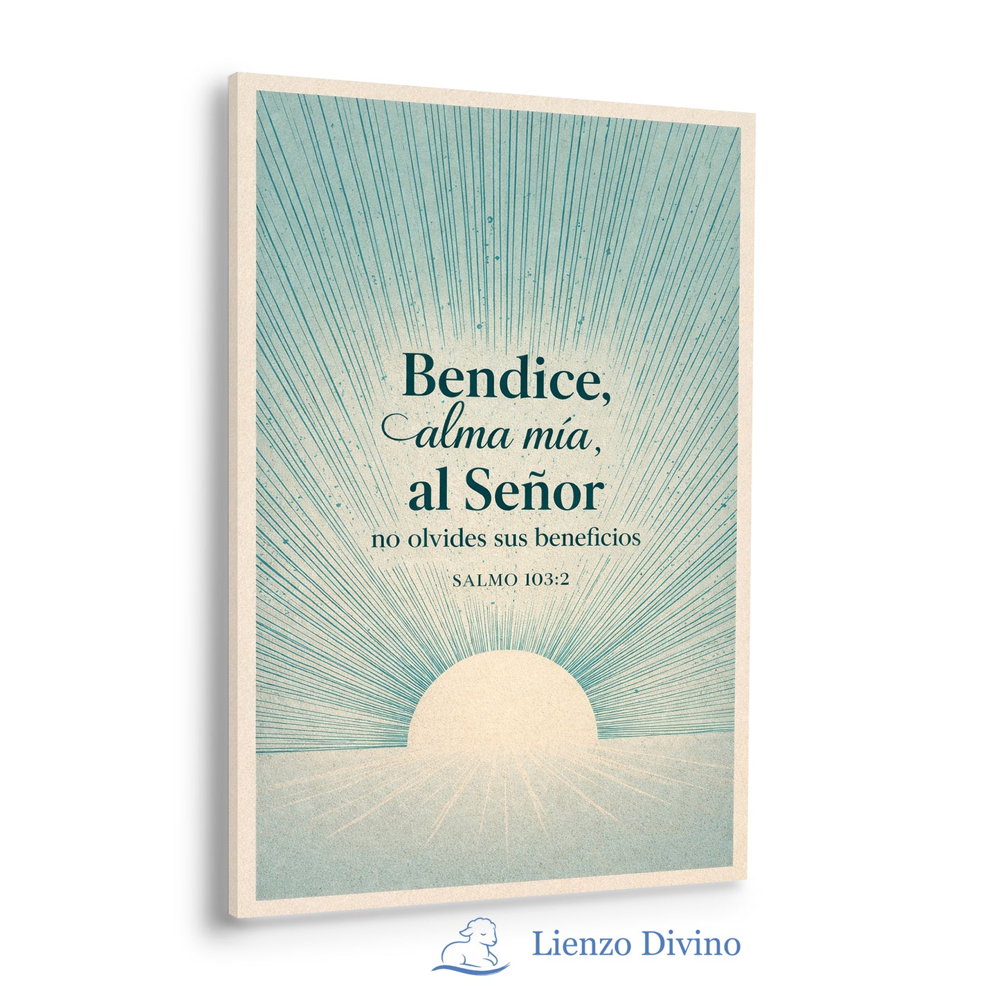 Bendice, Alma Mía — Cuadro Cristiano Minimalista - C4