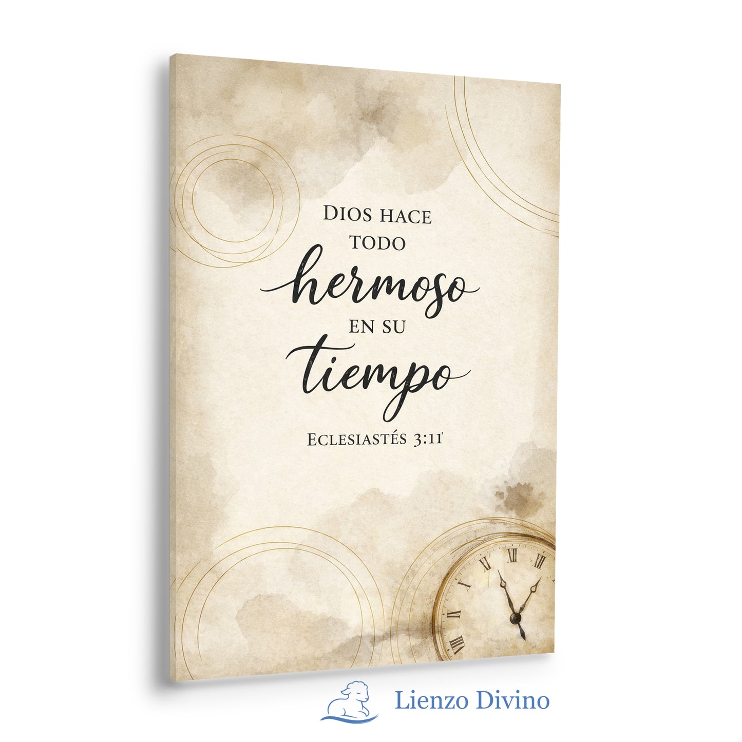 Dios Hace Todo Hermoso en Su Tiempo - Cuadro Cristiano - C2