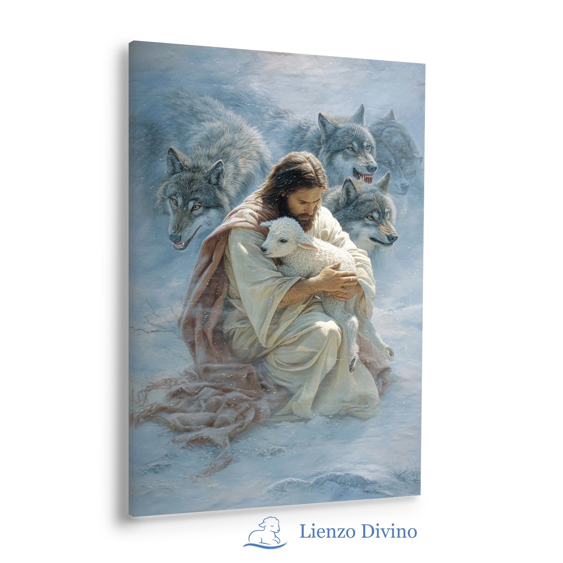 Jesús, Defensor del Rebaño - Cuadro Cristiano