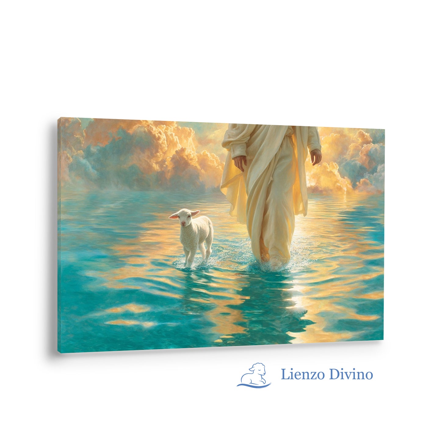 El Buen Pastor Camina Con Su Cordero