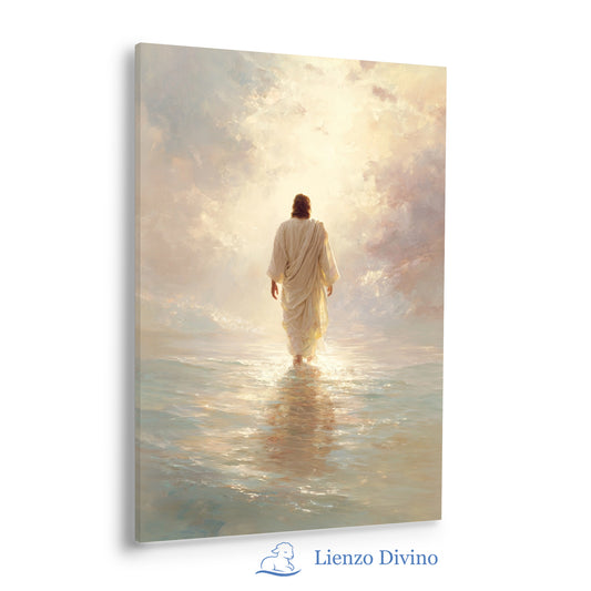 Luz sobre las Aguas - Cuadro Cristiano Decorativo - C3