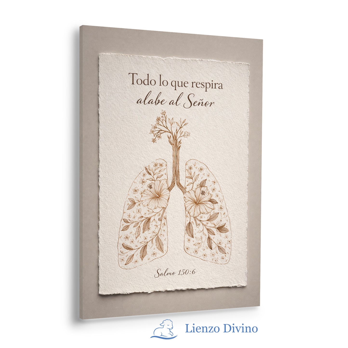 Todo lo que respira alabe al Señor - Arte Cristiano Botánico - C1
