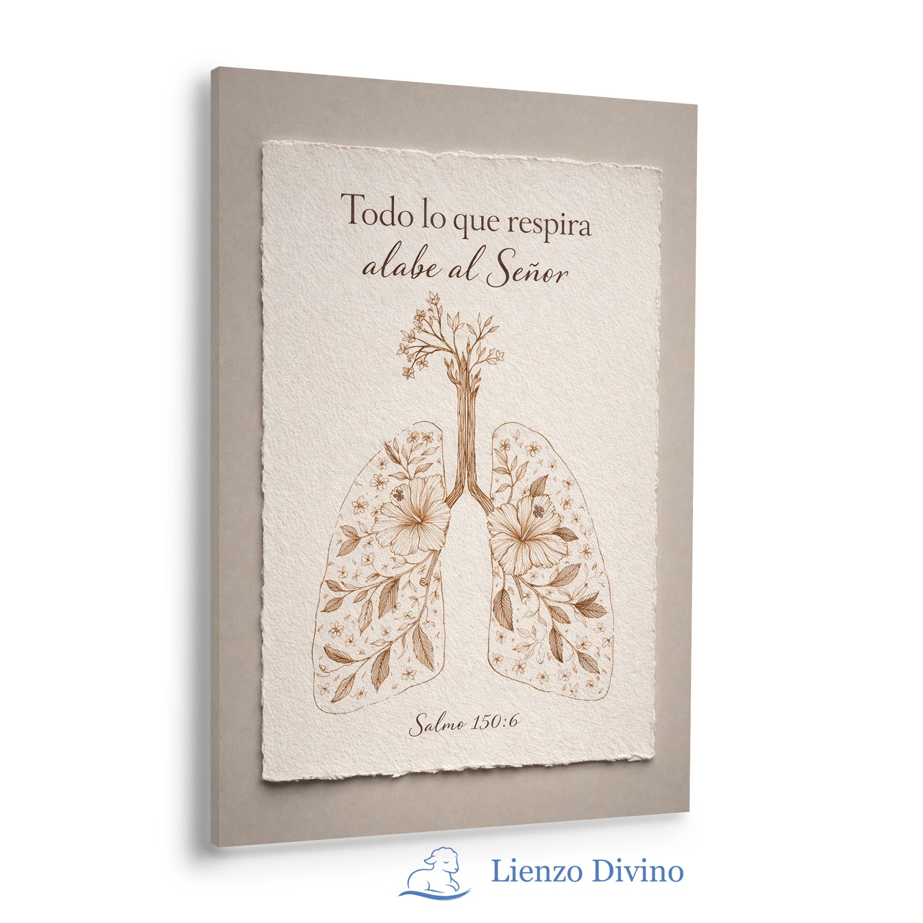 Todo lo que respira alabe al Señor - Arte Cristiano Botánico - C1