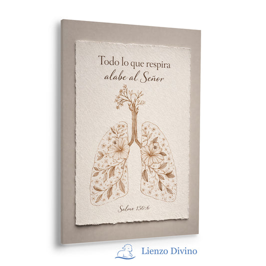 Todo lo que respira alabe al Señor - Arte Cristiano Botánico - C1