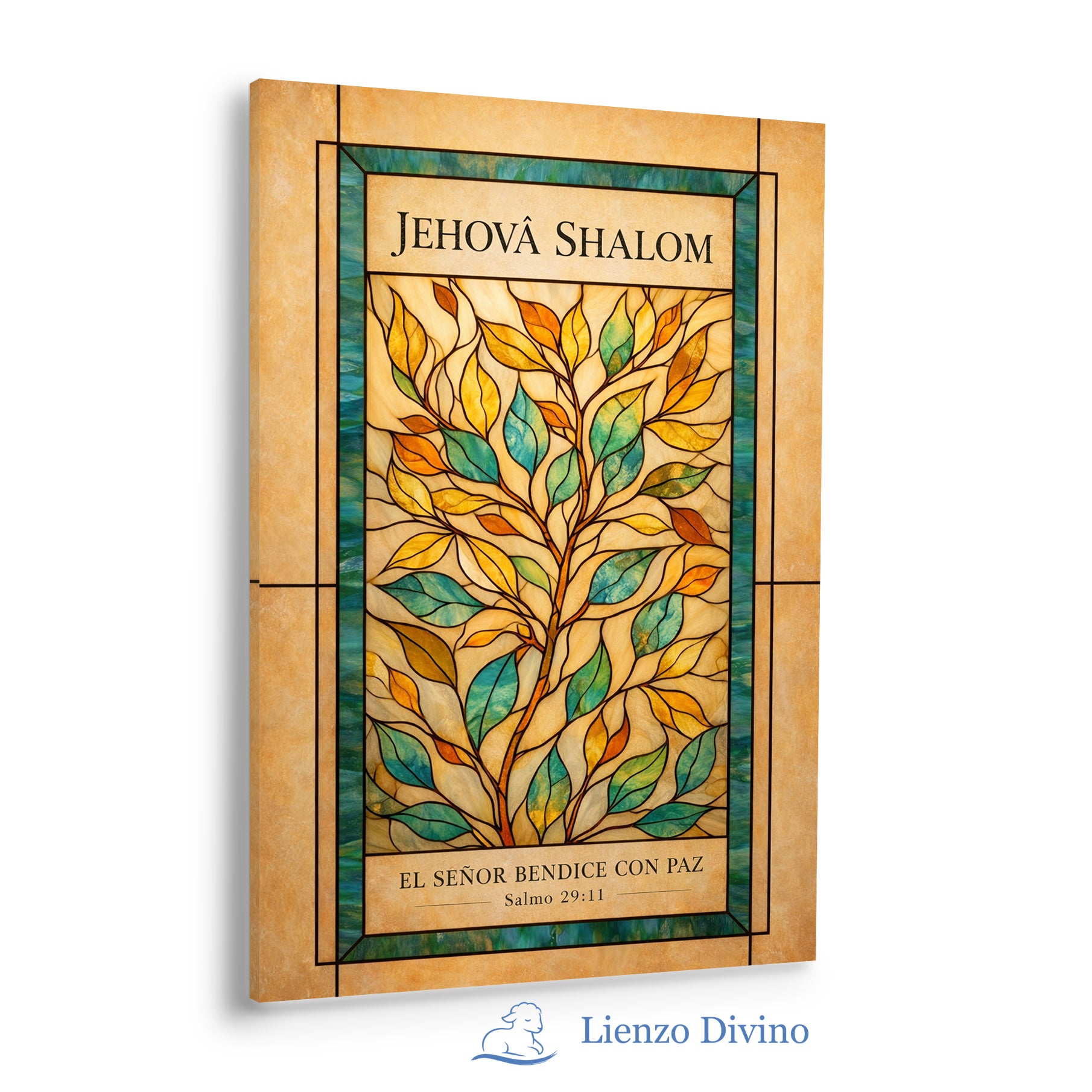 Jehová Shalom - Arte Cristiano de Paz en Vitral - C2