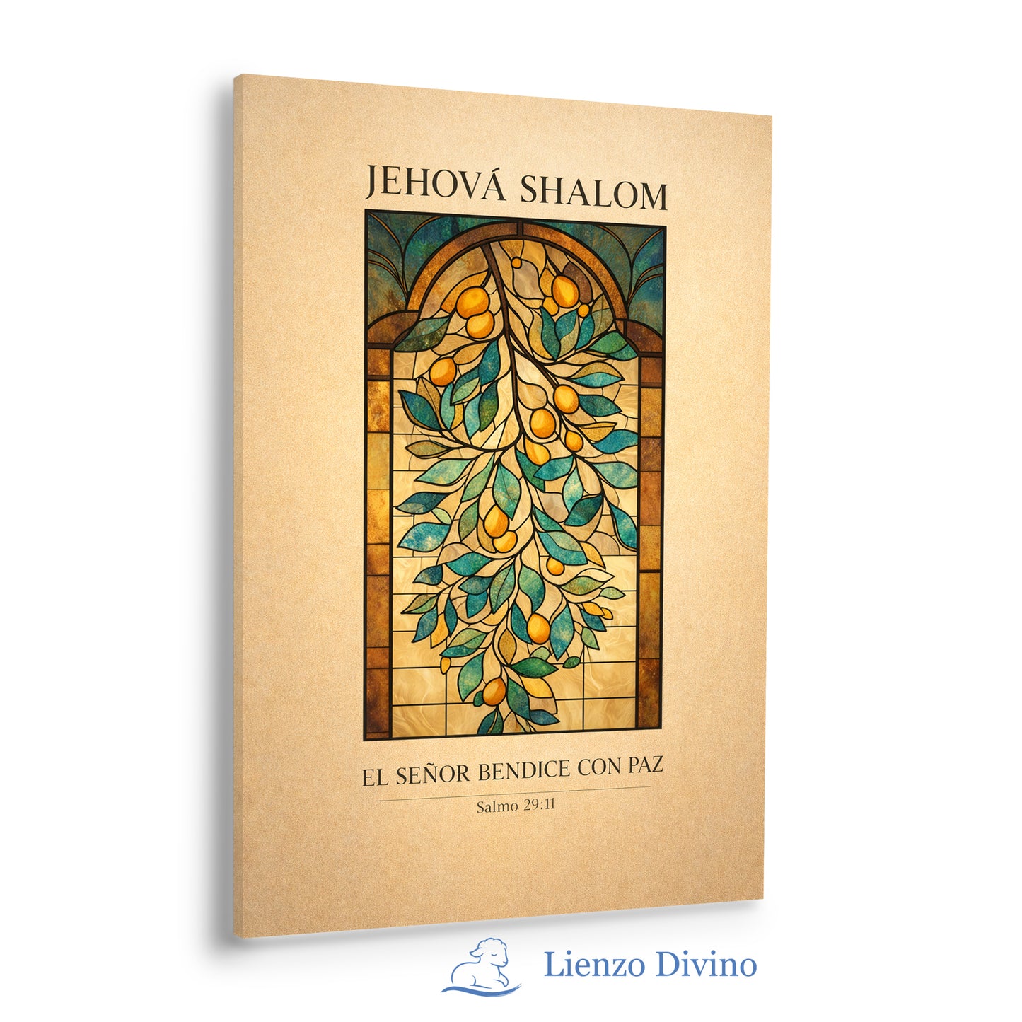 Jehová Shalom - Arte Cristiano de Paz en Vitral - C4