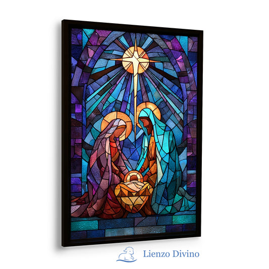 Milagro de Belén - Arte Cristiano de la Natividad en Vitral