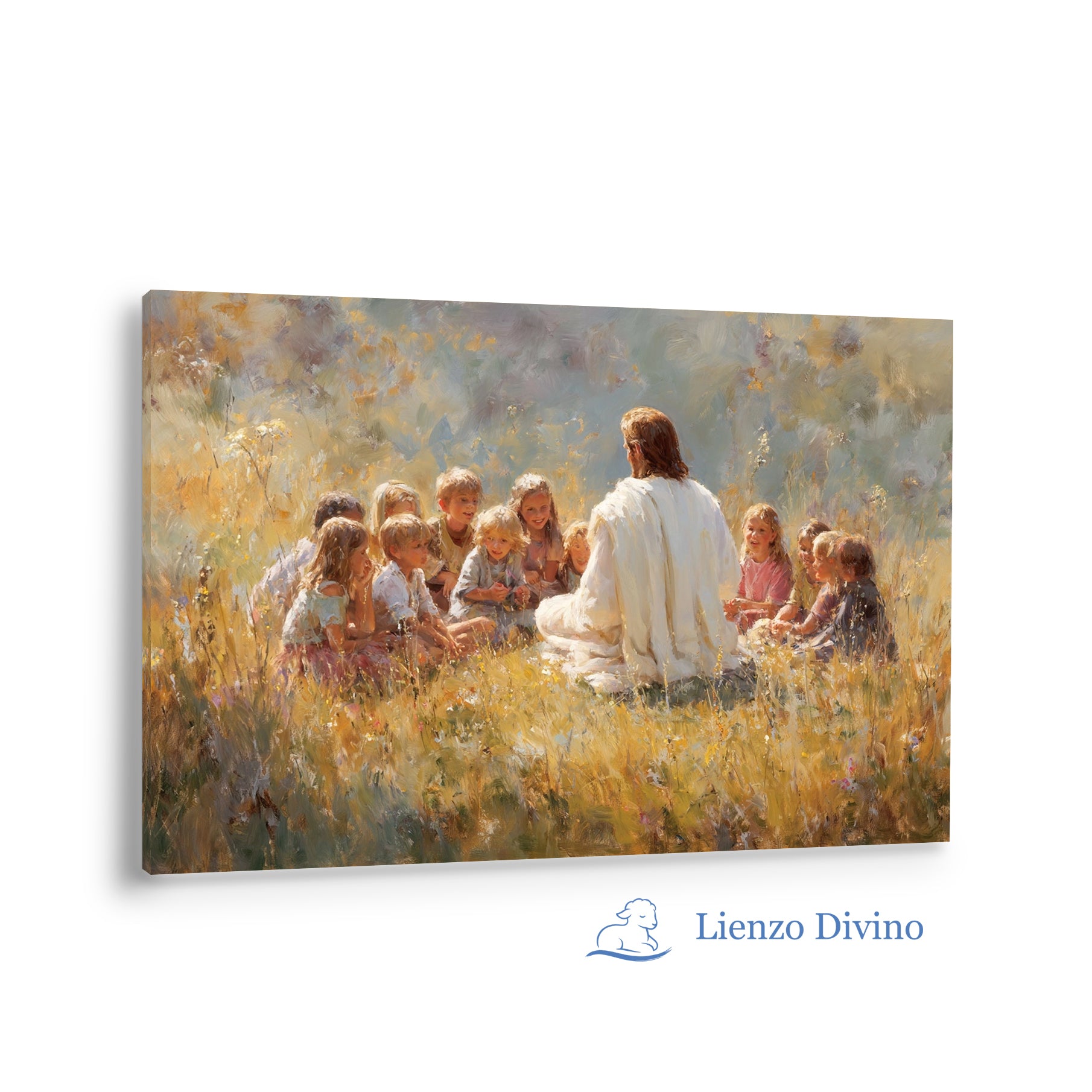 Jesús y los Niños en el Prado Dorado - C4