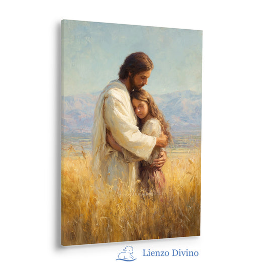 Consuelo en Sus Brazos - Cuadro Cristiano Decorativo