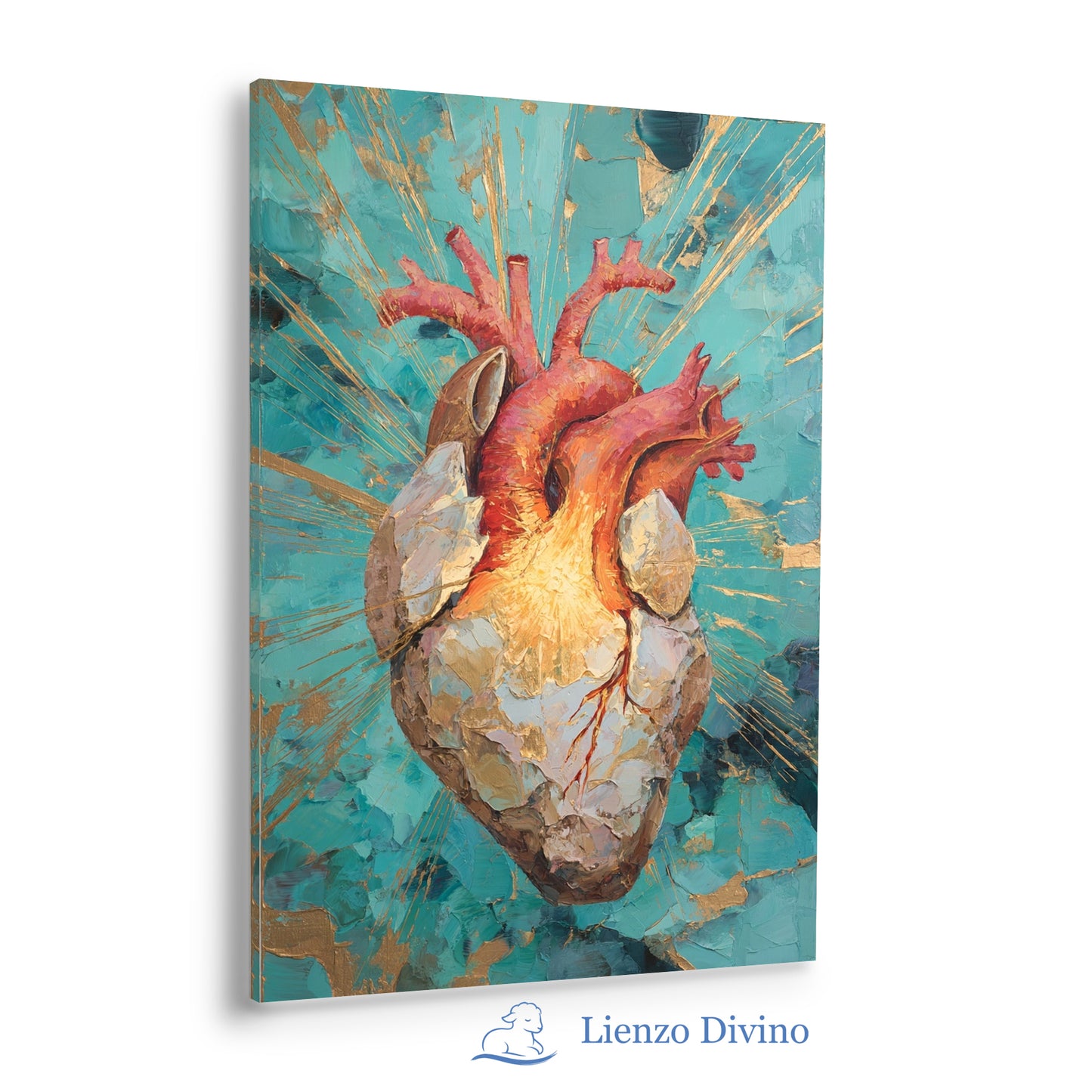 Corazón Renovado por Dios - Cuadro Cristiano Decorativo