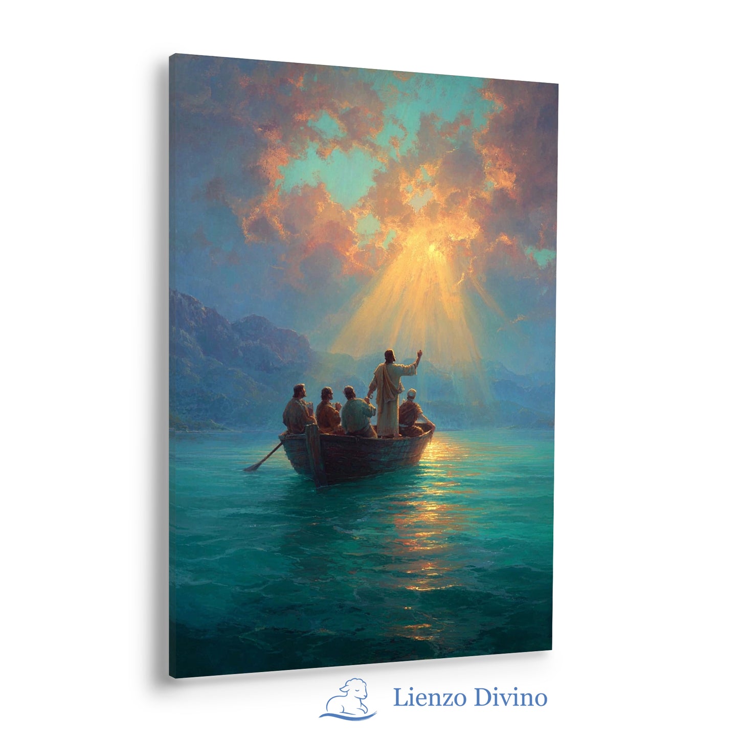 Jesús Calma la Tormenta - Cuadro Cristiano Decorativo