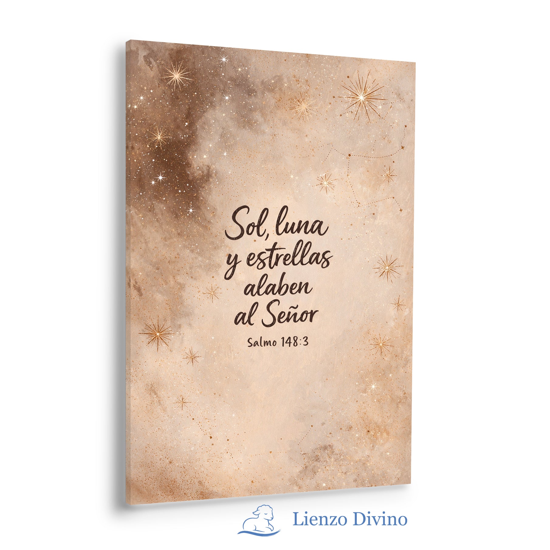 Salmo 148:3 - Arte Cristiano con Estrellas y Constelaciones - C1