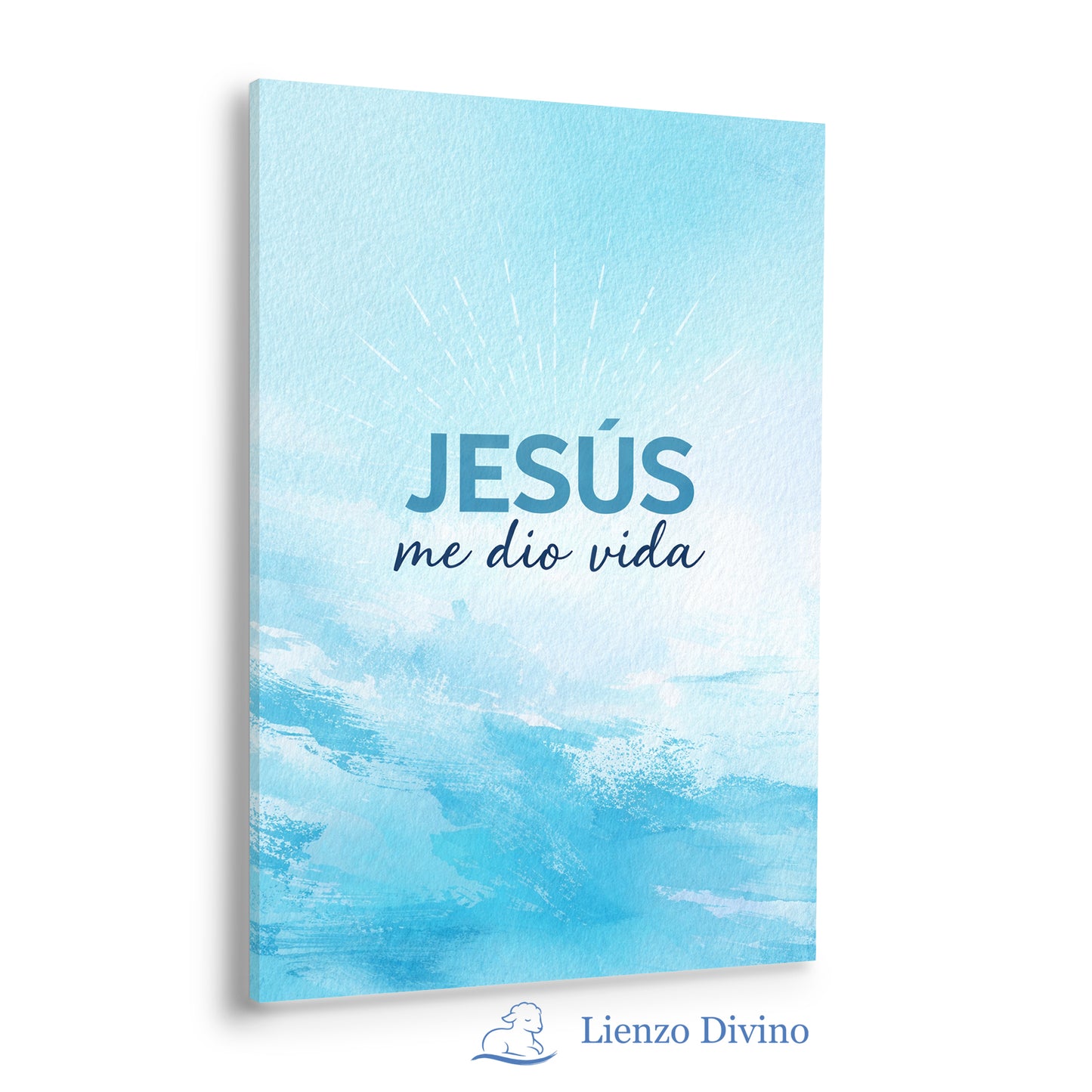Jesús Me Dio Vida - Cuadro Cristiano Decorativo - C2