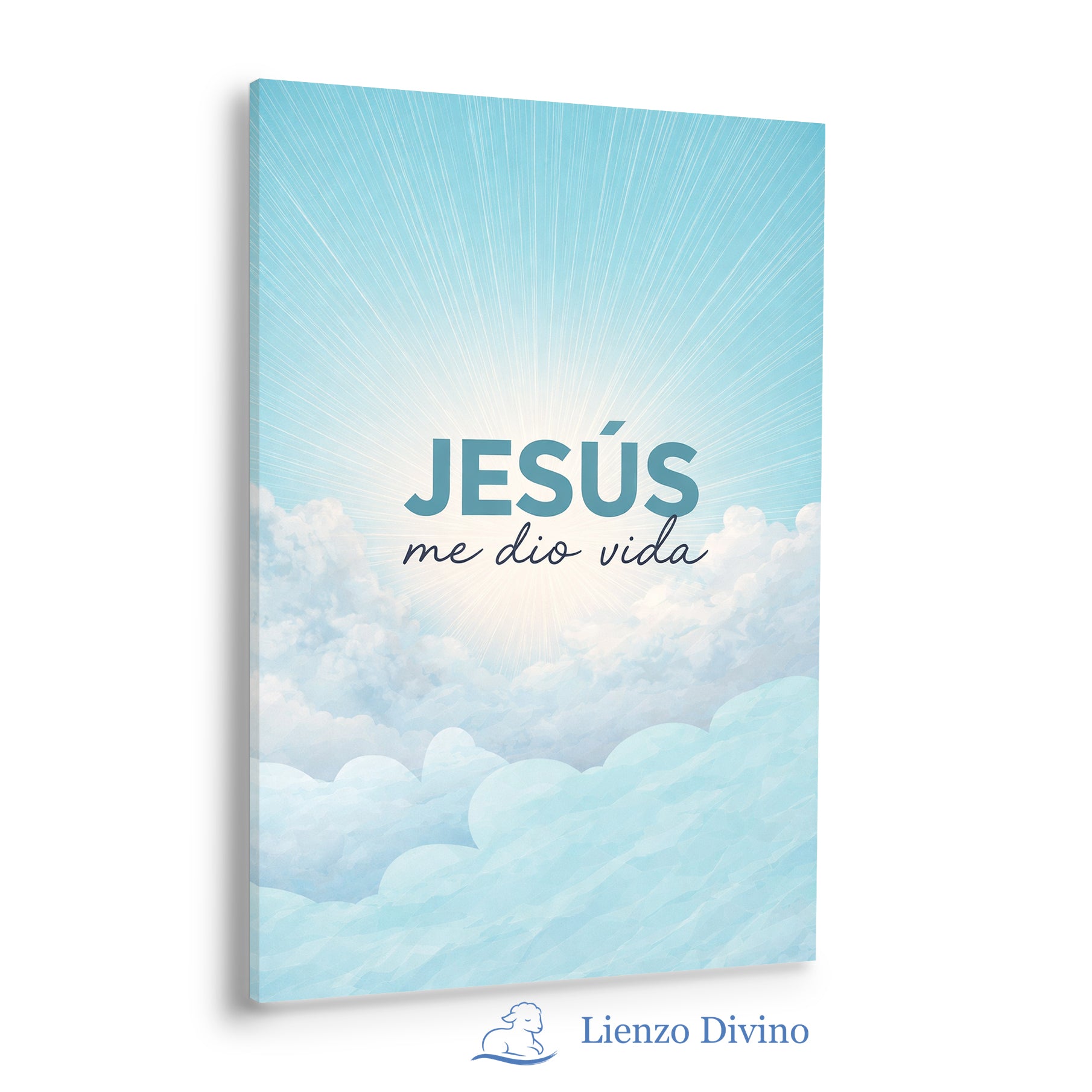 Jesús Me Dio Vida - Cuadro Cristiano Decorativo - C4