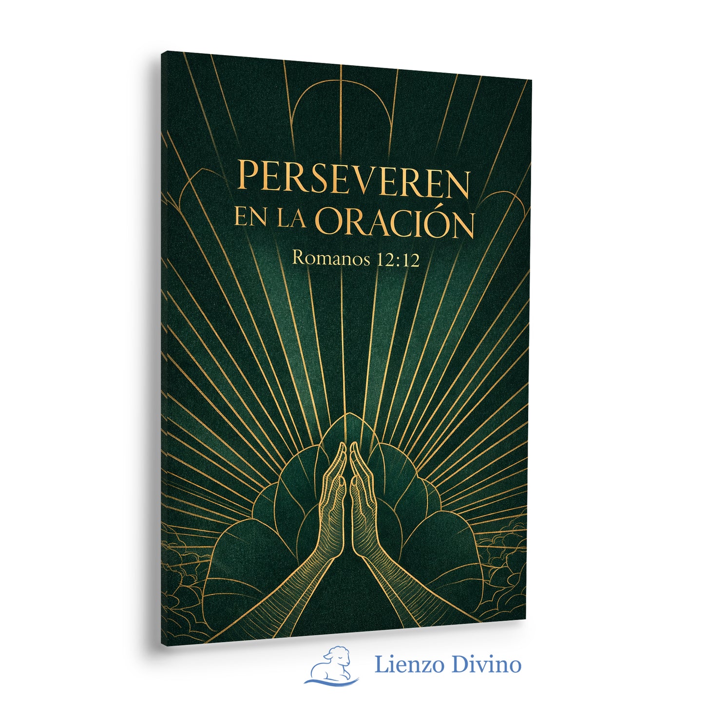Perseveren en la Oración - Cuadro Cristiano Decorativo - C2