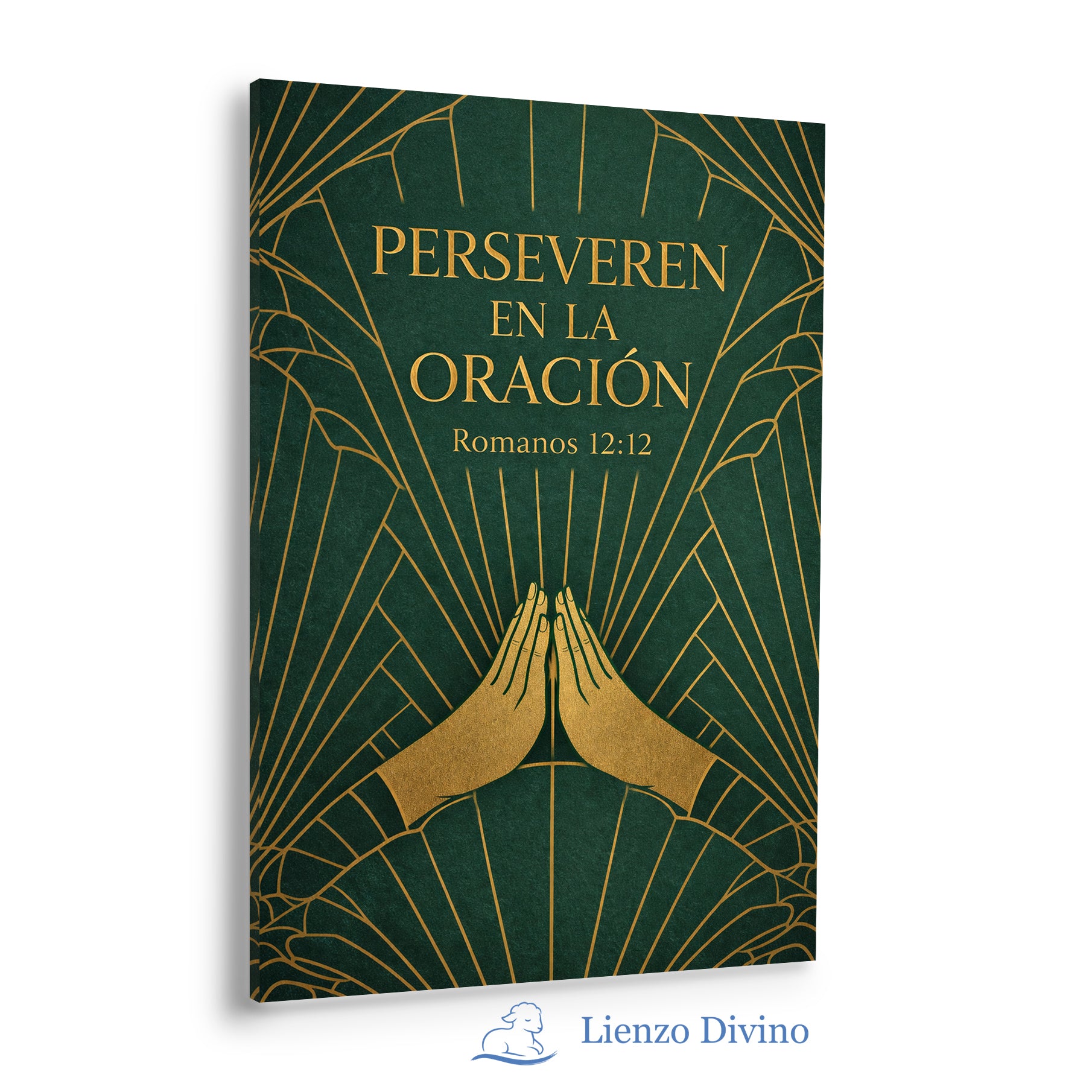Perseveren en la Oración - Cuadro Cristiano Decorativo - C4