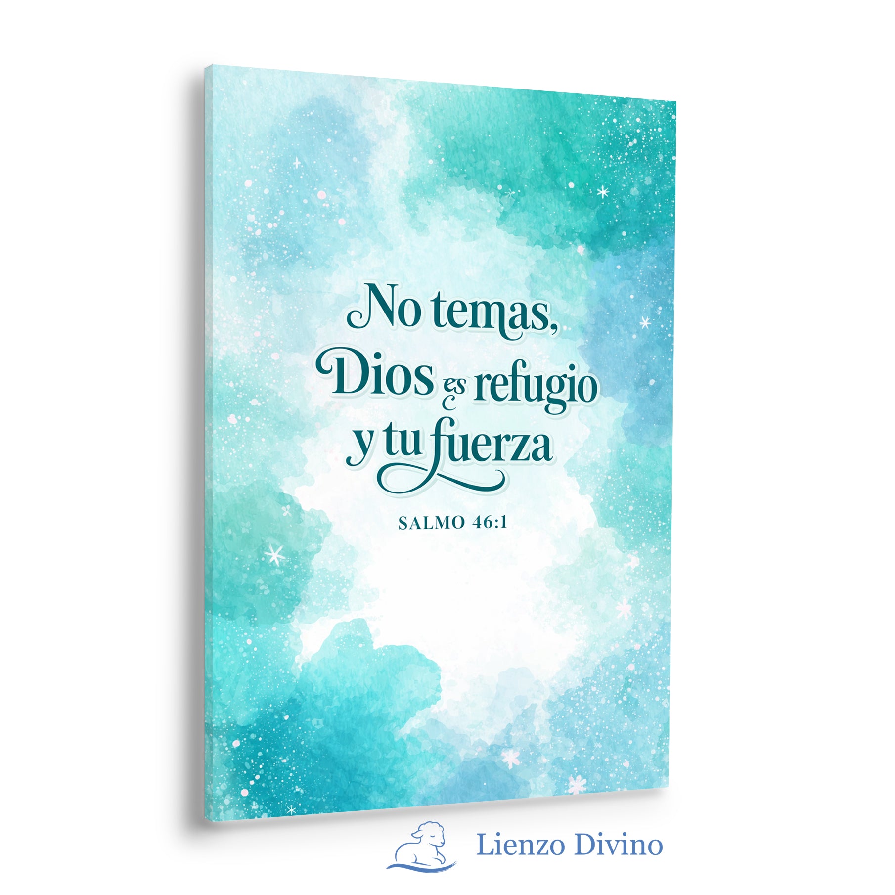 No temas, Dios es tu refugio - Cuadro cristiano decorativo