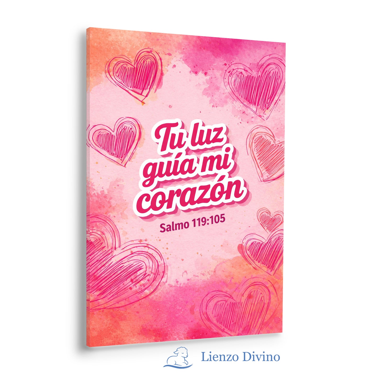 Tu Luz Guía Mi Corazón - Cuadro Cristiano Decorativo