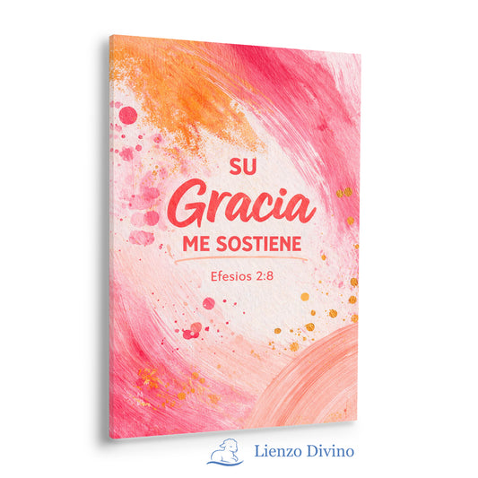 Cuadro Cristiano Su Gracia Me Sostiene - C2