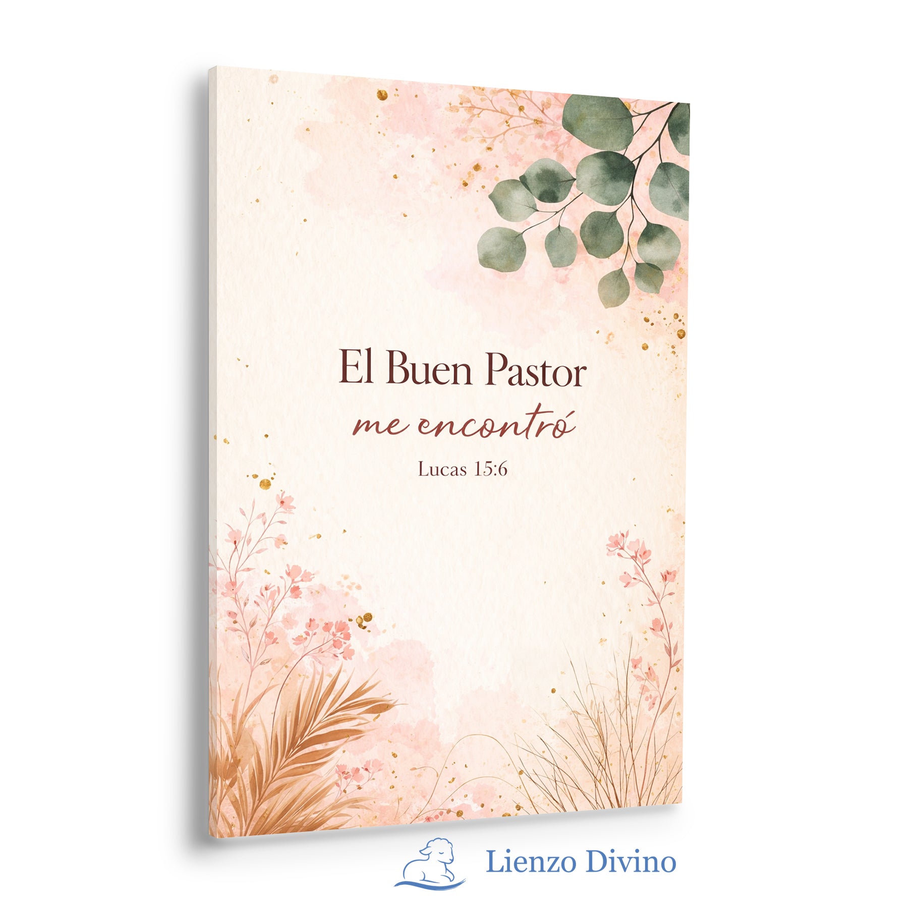 El Buen Pastor Me Encontró - Cuadro Decorativo Cristiano - C2