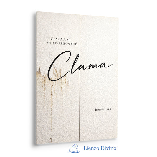 Díptico Cristiano Minimalista “Clama”