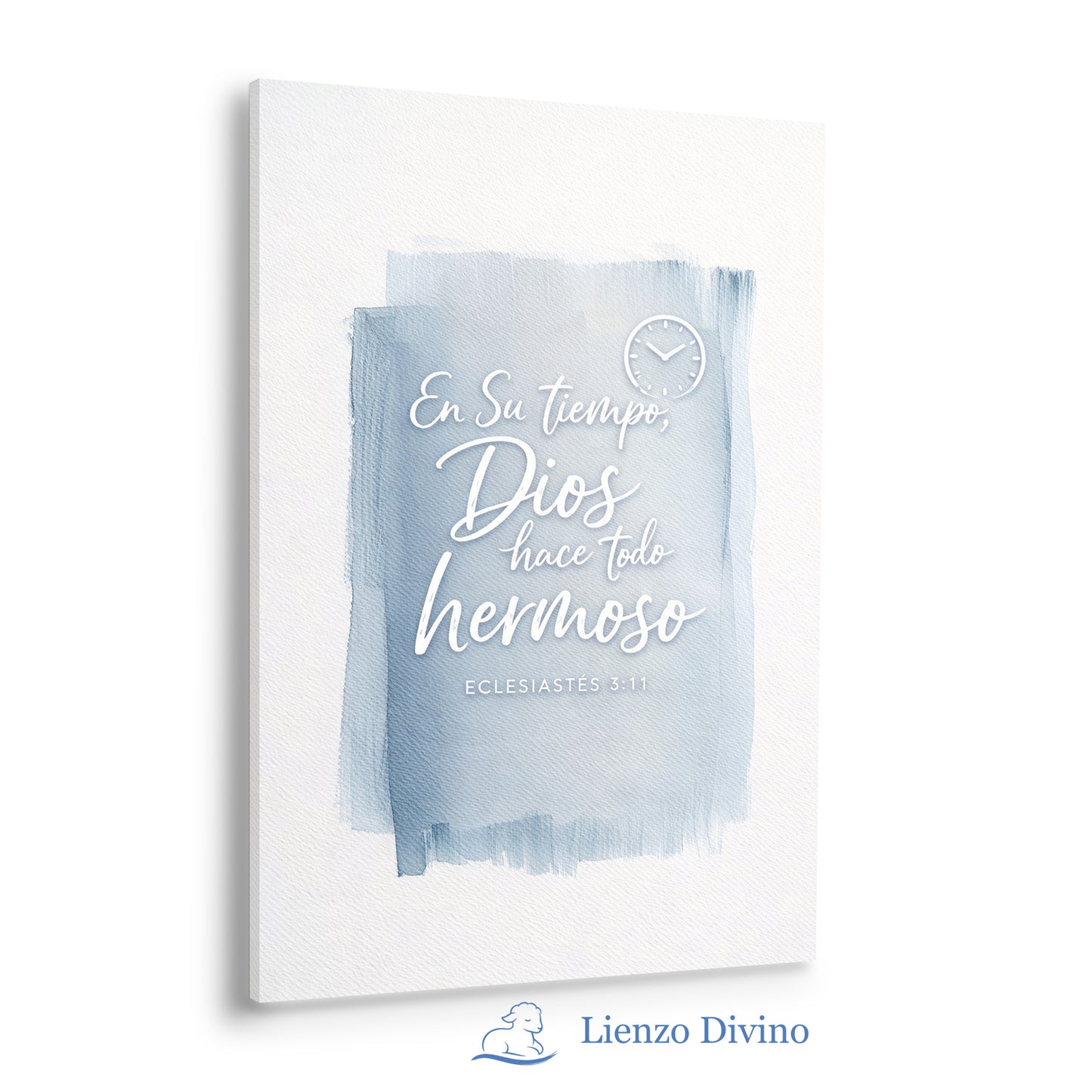 En Su Tiempo Dios Hace Todo Hermoso - Cuadro Cristiano Decorativo - C1