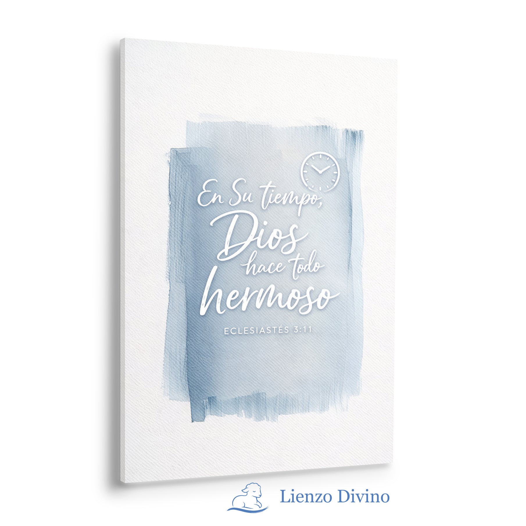En Su Tiempo Dios Hace Todo Hermoso - Cuadro Cristiano Decorativo - C1